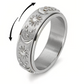 📢📢50% OFF !! ⏰Sun, Moon, and Stars Anxiety Relief Spinner Ring for Couples