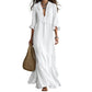 📢📢40% OFF !! ⏰Women Ruffle V-Neck Tiered Maxi Dress