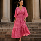 📢📢40% OFF !! ⏰Women's Elegant V-Neck Printed Dress