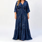 📢📢40% OFF !! ⏰Women's Elegant V-Neck Printed Dress