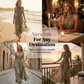 📢📢40% OFF !! ⏰Elegant Floral Print Halter Neck Maxi Dress
