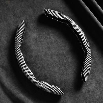 📢📢50% OFF !! ⏰Universal Carbon Fiber Steering Wheel Cover