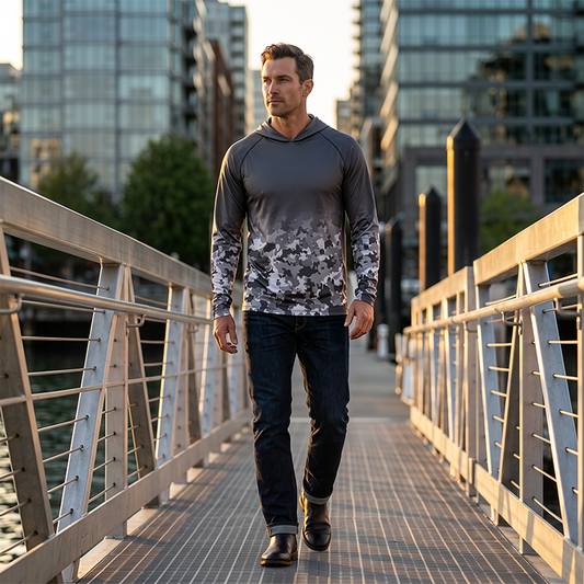 📢📢35% OFF !! ⏰Men's Sun Protection Long Sleeve Lure Fishing Jersey