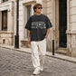 📢📢50% OFF !! ⏰Men Vintage Washed Graphic T-Shirt Christian Streetwear Tee