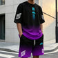 📢📢40% OFF !! ⏰Men's Summer T-Shirt & Shorts Two-Piece Set