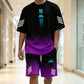 📢📢40% OFF !! ⏰Men's Summer T-Shirt & Shorts Two-Piece Set
