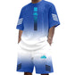 📢📢40% OFF !! ⏰Men's Summer T-Shirt & Shorts Two-Piece Set
