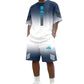 📢📢40% OFF !! ⏰Men's Summer T-Shirt & Shorts Two-Piece Set