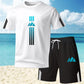 📢📢40% OFF !! ⏰Men's Summer T-Shirt & Shorts Two-Piece Set