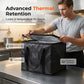 Large Capacity Handheld Zipper Aluminum Foil Insulated Bag