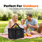 Large Capacity Handheld Zipper Aluminum Foil Insulated Bag