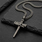 Men's Vintage Nail Cross Pendant Necklace