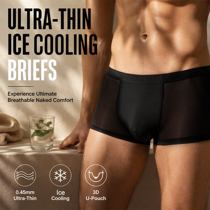 📢📢50% OFF !! ⏰Men's Ice Cooling Ultra-Thin Boxer Briefs