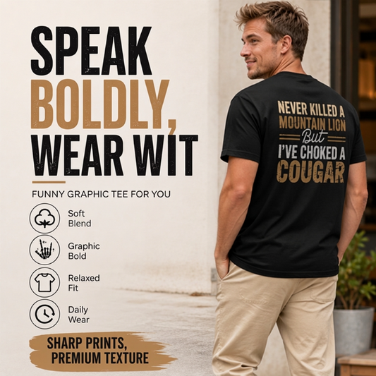 📢📢50% OFF !! ⏰Unisex Casual Sarcastic Humor Graphic T-Shirt