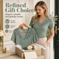 Women's Slim-Fit V-Neck Lace Short-Sleeve Top