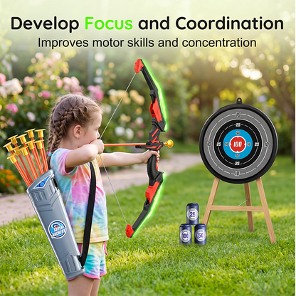 📢📢40% OFF !! ⏰Kids Bow and Arrow Archery Toy Set