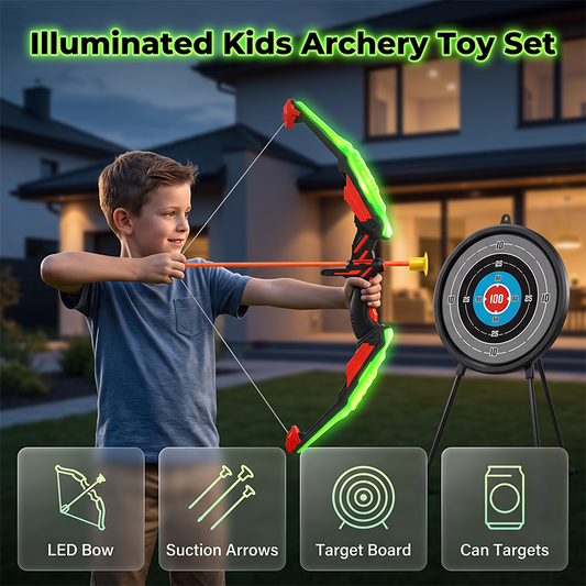 📢📢40% OFF !! ⏰Kids Bow and Arrow Archery Toy Set
