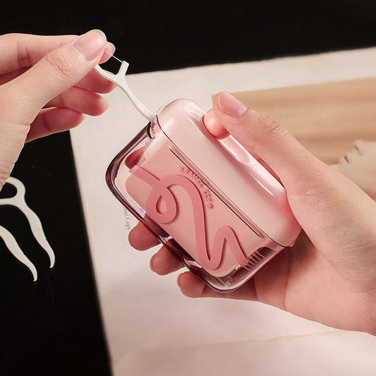 📢📢50% OFF !! ⏰Automatic Pop-Up Dental Floss Storage Dispenser