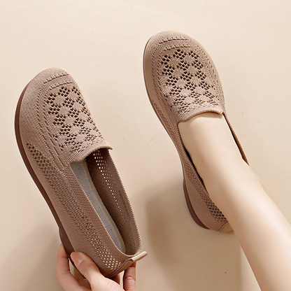 📢📢50% OFF !! ⏰Women's Breathable Fly-Knit Slip-On Shoes