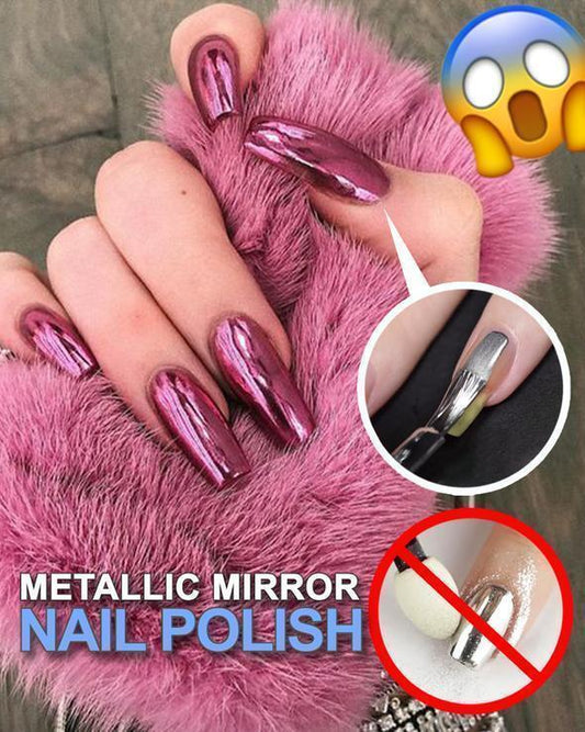 📢📢50% OFF !! ⏰2026 Glamorous Metallic Mirror Nail Polish