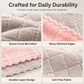 Soft Microfiber Double-Sided Cleaning Cloth