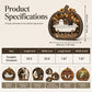 📢📢50% OFF !! ⏰Halloween Wooden Pumpkin Tabletop Decor