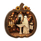 📢📢50% OFF !! ⏰Halloween Wooden Pumpkin Tabletop Decor