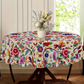 Retro Floral Tablecloth