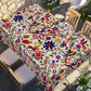 Retro Floral Tablecloth