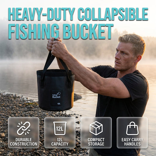 📢📢50% OFF !! ⏰Collapsible Fishing Bucket Portable