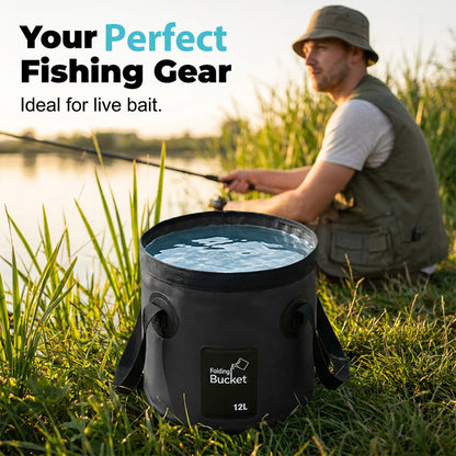 📢📢50% OFF !! ⏰Collapsible Fishing Bucket Portable