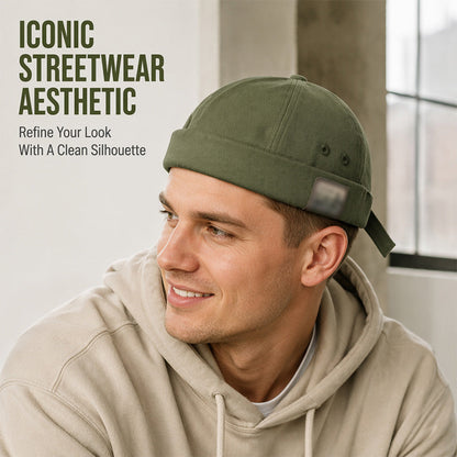 📢📢50% OFF !! ⏰Unisex Adjustable Brimless Docker Hat