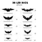 📢📢50% OFF !! ⏰3D Bat LED Wall Light Decor