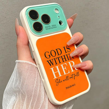 📢📢50% OFF !! ⏰Stylish Color Block Soft Phone Case
