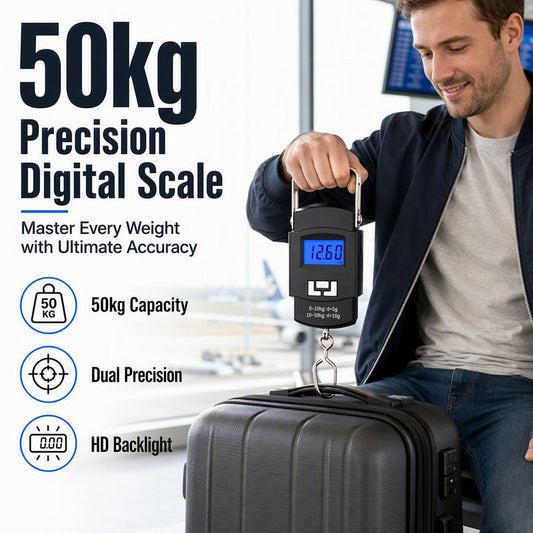 📢📢50% OFF !! ⏰Mini Portable Digital Luggage Scale
