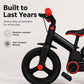📢📢50% OFF !! ⏰4-in-1 Convertible Kids Tricycle Balance Bike Stroller
