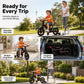 📢📢50% OFF !! ⏰4-in-1 Convertible Kids Tricycle Balance Bike Stroller