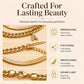📢📢50% OFF !! ⏰Dainty Layered Gold Initial Anklets for Women