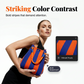 Striped Knit Bucket Handbag