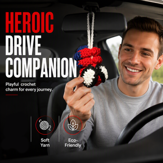 📢📢50% OFF !! ⏰Crochet Spider Car Hanger Ornament