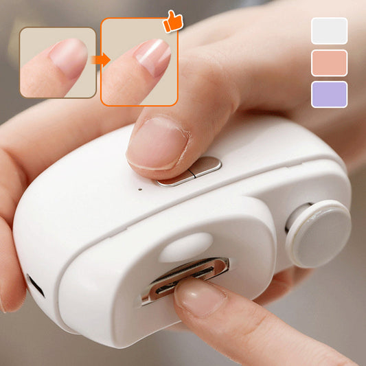📢📢50% OFF !! ⏰2-in-1 Electric Automatic Nail Clipper with Polisher