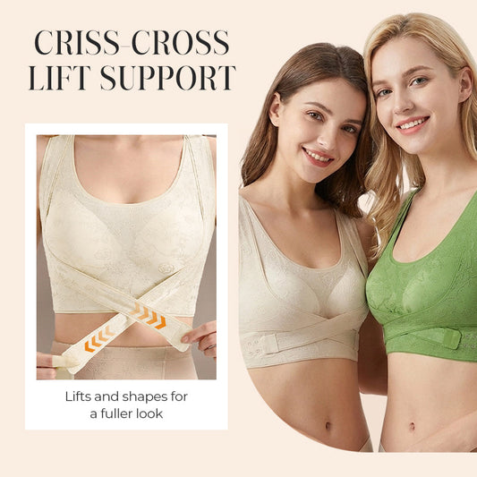 📢📢50% OFF !! ⏰Criss-Cross Lift & Sculpt Comfort Bra