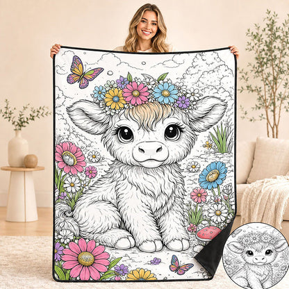 📢📢50% OFF !! ⏰DIY Kids' Coloring Blanket
