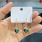 📢📢50% OFF !! ⏰Elegant Rosebud C-Shaped Hoop Earrings