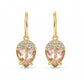 📢📢50% OFF !! ⏰Elegant Rosebud C-Shaped Hoop Earrings
