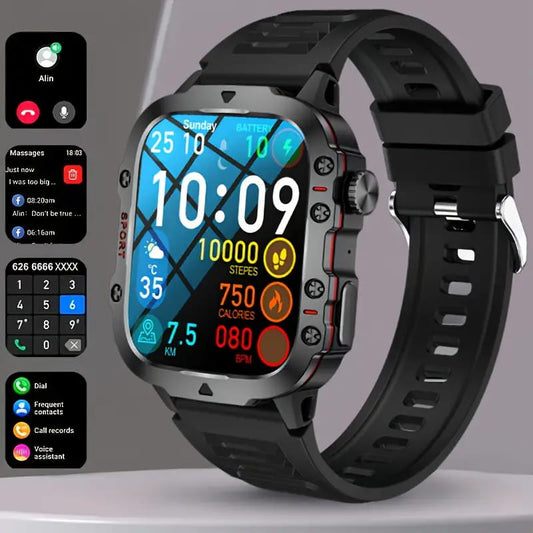 📢📢40% OFF !! ⏰Rugged Outdoor Smart Watch - 100+ Sports Modes