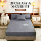 📢📢50% OFF !! ⏰3PCS Easy & Secure Fit Soft Sheet Set