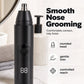 Rechargeable Nose Hair Trimmer with LED Display