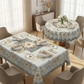 📢📢50% OFF !! ⏰Elegant Waterproof Embossed Floral Tablecloth