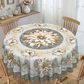 📢📢50% OFF !! ⏰Elegant Waterproof Embossed Floral Tablecloth